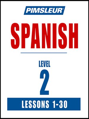 cover image of Pimsleur Spanish Level 2